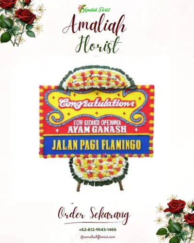 Bunga Papan Congratulation di Pacung